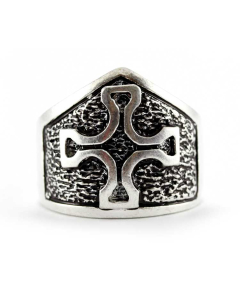Anello Vescovile Croce in Argento 800°°