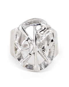 Anello Vescovile PAX in argento 925°°