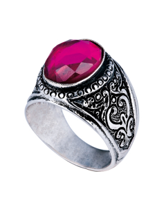 Anello Vescovile Ametista in Argento 800°°