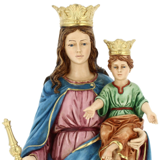 Statua Madonna Ausiliatrice resina 60 cm