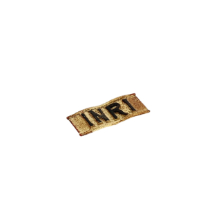 INRI in legno dorato anticato 4x1,5 cm
