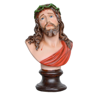 Statua Ecce Homo in resina colorata 30 cm