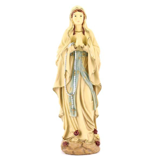 Statua Madonna di Lourdes in resina 18,5 cm