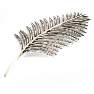 Palma per statua in fusione argentata 30 cm