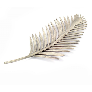 Palma per statua in fusione argentata 50 cm