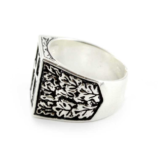 Anello Vescovile Croce quadra in Argento 800°°