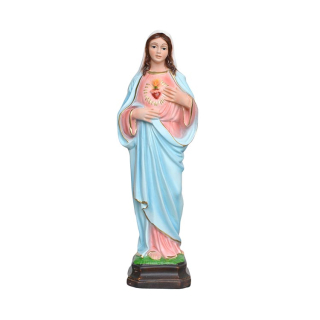 Statua Sacro Cuore di Maria in resina 30 cm