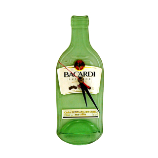 Orologio bottiglia Bacardi da parete 32 cm