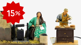 Presepe a movimento 15 cm